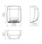 Hand Dryer White Steel Sensor Operated 2750W 33cm