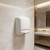 Hand Dryer White Steel Sensor Operated 1640W 30cm