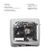 Hand Dryer White Steel Slim Sensor Operated 850W 27cm