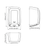 Hand Dryer White Steel Sensor Operated With Filter 1500W 33cm