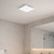 White DC Exhaust Fan 27cm Square 20W IPX4