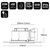 White DC Exhaust Fan 27cm Square 20W IPX4