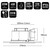 White DC Exhaust Fan Square 27cm 20W With 15W Tri-CCT 1100lm