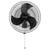 50cm 20-inch Black Wall Fan 3 Blade 110W 3 Speed Industrial