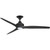 Noble 152cm 60-inch Black AC Ceiling Fan With Light 3 Speed 80W