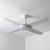 Fermo 132cm 52-inch White AC Ceiling Fan 3 Speed 58W