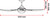 Villena 122cm 48-inch White AC Ceiling Fan With Light 75W 3 Speed