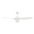 132cm 52inch Smart Ceiling Fan With Light and Remote 32W White 5 Speed