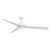 167cm 66-inch White DC Ceiling Fan With Remote Control 50W 5 Speed