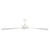 167cm 66-inch White DC Ceiling Fan With Remote Control 50W 5 Speed