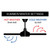 167cm 66-inch White DC Ceiling Fan With Remote Control 50W 5 Speed