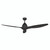 142cm 56inch Black Remote Control Ceiling Fan 5 Speed 40W