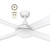 132cm 52inch Dekestra Remote Control Ceiling Fan With Light 3 Speed Brushed Aluminium 28.5W