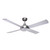 132cm 52-inch Brushed-Aluminium AC Ceiling Fan 3 Speed 60W