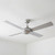 132cm 52-inch Brushed-Aluminium AC Ceiling Fan 3 Speed 60W