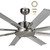 165cm 65inch Brushed Nickel Ceiling Fan 35W 5 Speed