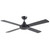 122cm 48-inch Black AC Ceiling Fan 55W 3 Speed