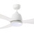 122cm 48inch White Ceiling Fan With Light 50W 3 Speed