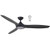 142cm 56inch Mirinda Ceiling Fan With Light and Remote 35W Matte Black 5 Speed