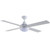 122cm 48inch White Ceiling Fan With Light 55W 3 Speed