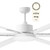 213cm 84-inch White DC Ceiling Fan Remote Control 35W 5 Speed