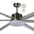 213cm 84-inch Nickel DC Ceiling Fan With Light Remote Control 35W 5 Speed
