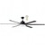 183cm 72-inch Black DC Ceiling Fan With Light Remote Control 35W 5 Speed