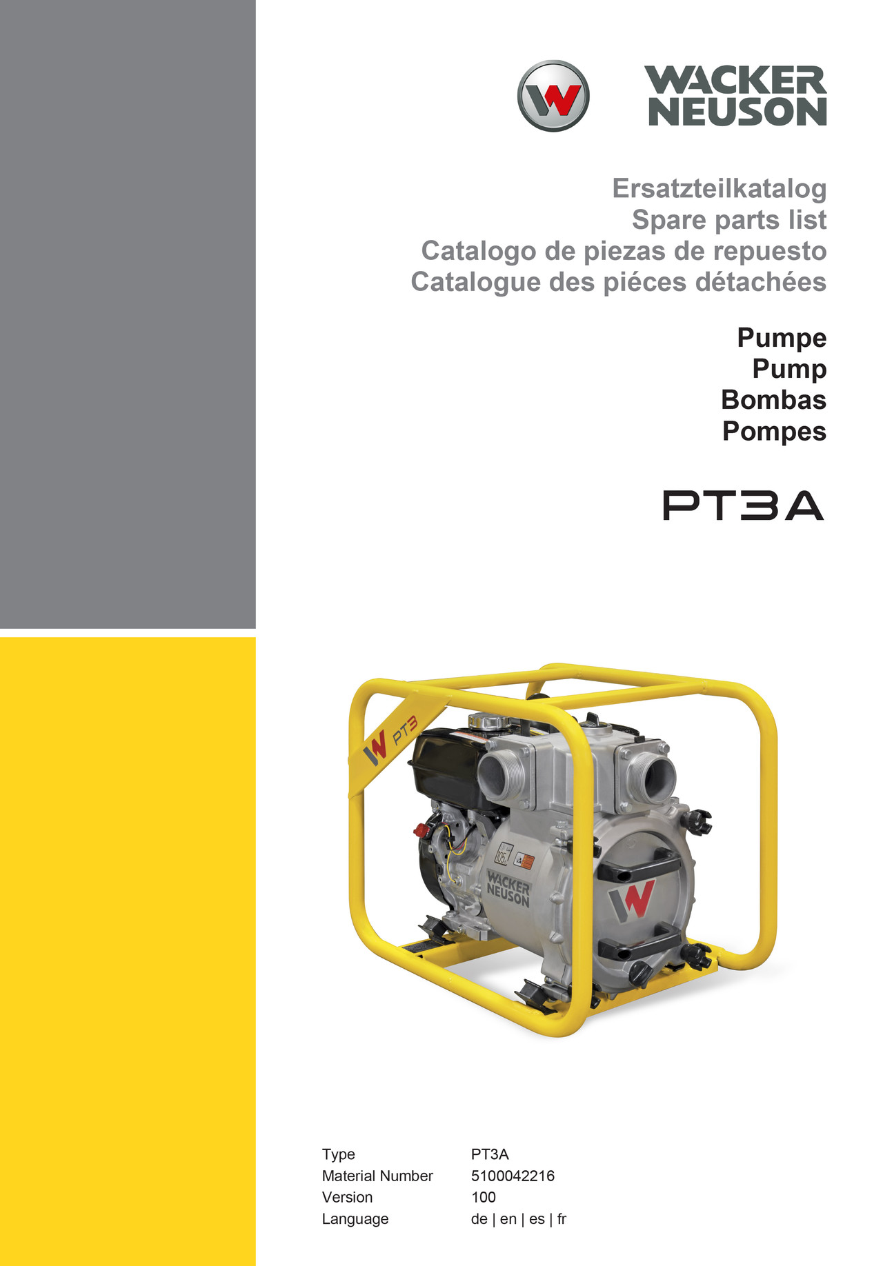 Wacker Pt3 Shop Parts - OEM Catalogs - Free Parts Diagrams - Page 1 - DHS Equipment