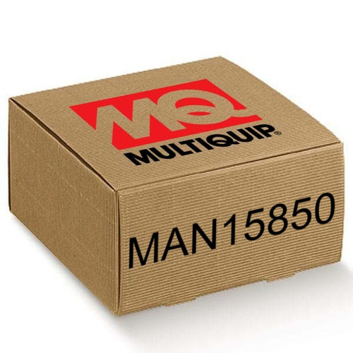 Multiquip Part # MAN15850 - Manual Parts Ht Ride-On Power Trowel - Genuine OEM Part