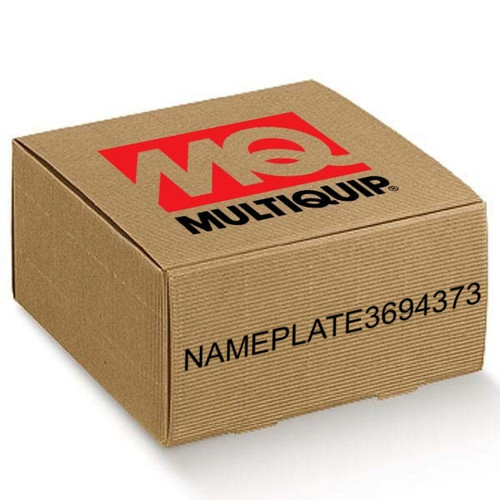 Name Plate S/N 3694373 Dca-180Ssk | NAMEPLATE3694373