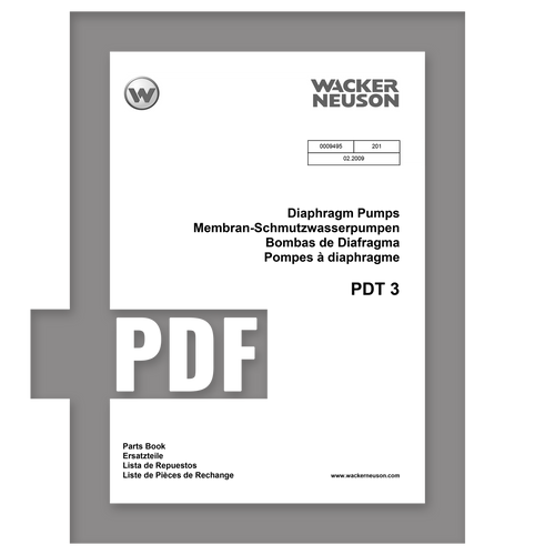 Parts Manual | PDT3 - Item: 0009495, REV 201 | Free Download