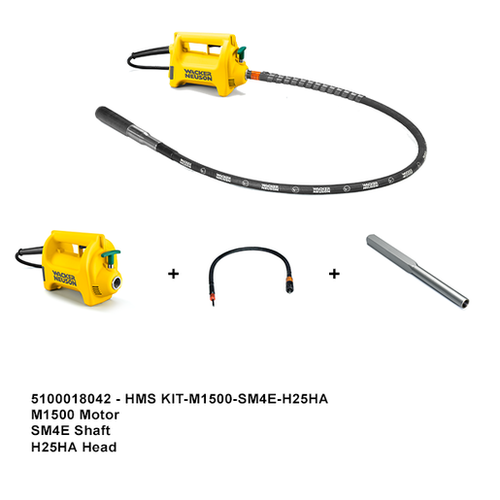 M1500 Motor | 13' SM4E Shaft | H25HA 1" Head M1500 Motor | 13' SM4E Shaft | H25HA 1" Head