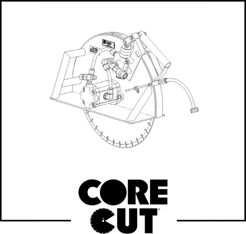 1/4" Cable/Hose Loop Clamp | Core Cut CCW Hydraulic Saw | 2502914