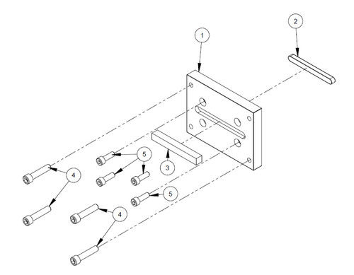 Parallel Key, 10MM X 8MM X 100MM | Core Bore M-2 Rig | 2900263