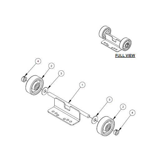 Wheel 4" X 1-1/2" X 5/8" | Core Bore M-3 | 2400008