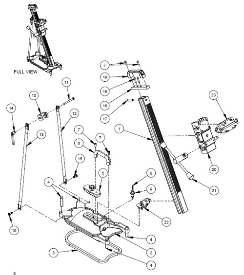 M-4 Mast 42" Long | Core Bore M-4 | 2506415