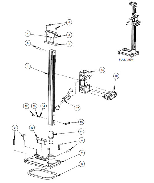 Swivel Mount | Core Bore M-4 | 6040467