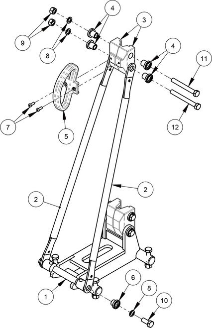 Anchor Base with Harware | Core Bore M-5 Pro | 4600199