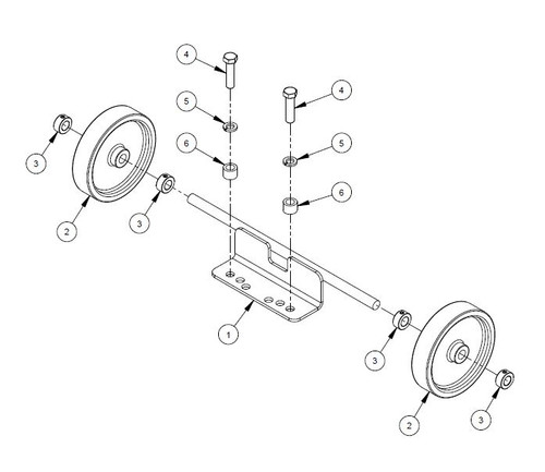 Spacer, 5/8" Long | Core Bore M-5 | 4600126