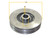1" Bore, 5.9" OD, Double Groove Centrifigual Clutch Pulley | Belt A