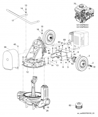 Wacker Neuson PDT3A Diaphragm Pump 5000620773