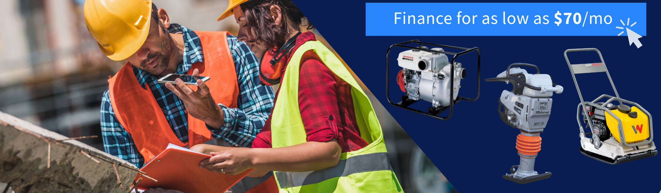 Get the right equipment today with flexible financing through smart lender matching. 