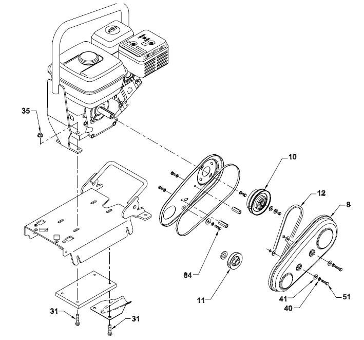 How-to: Wacker VP1340, VP1550 & VP2050 Belt Replacement - DHS Equipment