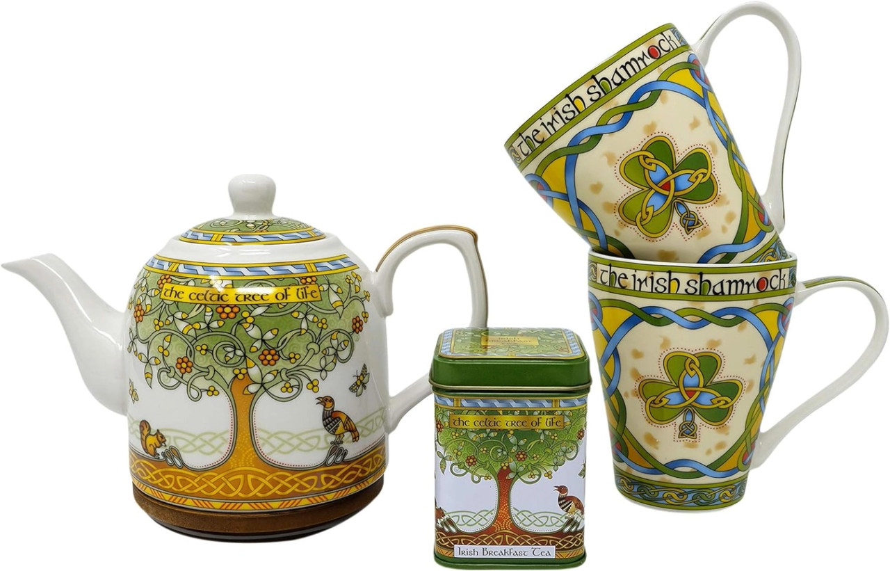 IRISH TEA GARDEN カトラリー Royal Tara Traditional Irish Tea Set of Tree of Life