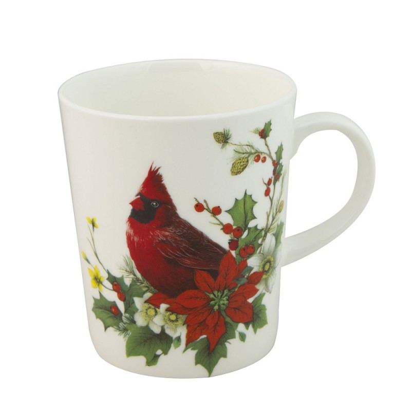 Cardinal Poinsettia Bone China Teaset