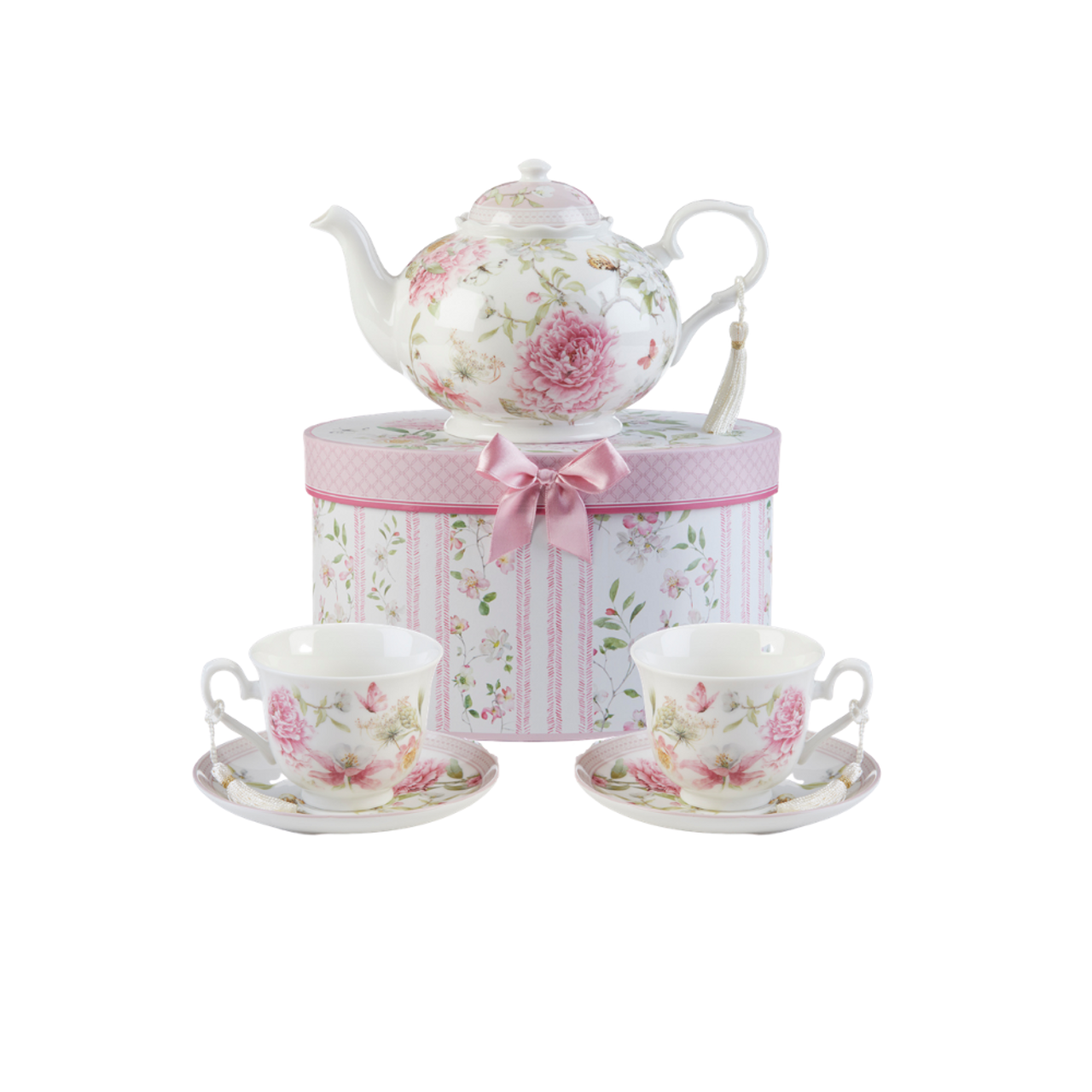 Pretty in Pink Afternoon Tea Set