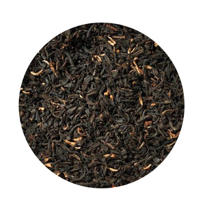 Assam Black Tea (Loose Leaf) The Hathikuli Tea Estate cultivates noticeably pretty teas on one of the largest certified organic cultivation areas in the Assam Valley south of the River Bramaputhra. A rough optic malty, slightly bread-like flavor. Let yourself be delighted by its glowing copper colored cup with a strong and spicy scent. Ingredients: Black tea, from organic cultivation Brewing: 4-5 minutes 203-212 °F 1-2 level tsp./ 6 oz serving Assam Black Tea (Loose Leaf) The Hathikuli Tea Estate cultivates noticeably pretty teas on one of the largest certified organic cultivation areas in the Assam Valley south of the River Bramaputhra. A rough optic malty, slightly bread-like flavor. Let yourself be delighted by its glowing copper colored cup with a strong and spicy scent. Ingredients: Black tea, from organic cultivation Brewing: 4-5 minutes 203-212 °F 1-2 level tsp./ 6 oz serving