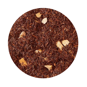 Rooibos tea blend, flavored Creamsicle (Orange-Cream) (Loose leaf) The name of this tea describes the intense taste which really hits your senses. A strong, sun ripened orange combined with mild yoghurt will make you taste the sun on your tongue. Thanks to the shiny orange peel and bright yoghurt pieces, this tea presents a visual sensation, which unites fruit and freshness. A fresh and aromatic composition which makes you long for summer to come. Taste: The taste is similar to a hard candy which owns fine, sweet lemony fruit notes. Ingredient: Rooibos tea, orange peel, flavoring, freeze-dried yoghurt granules (skimmed milk yogurt, sugar, maltodextrin, modified starch, acidifying agent: citric acid) Brewing: 8-10 minutes 203-212 °F 1-2 level tsp./ 6 oz serving Rooibos tea blend, flavored Creamsicle (Orange-Cream) (Loose leaf) The name of this tea describes the intense taste which really hits your senses. A strong, sun ripened orange combined with mild yoghurt will make you taste the sun on your tongue. Thanks to the shiny orange peel and bright yoghurt pieces, this tea presents a visual sensation, which unites fruit and freshness. A fresh and aromatic composition which makes you long for summer to come. Taste: The taste is similar to a hard candy which owns fine, sweet lemony fruit notes. Ingredient: Rooibos tea, orange peel, flavoring, freeze-dried yoghurt granules (skimmed milk yogurt, sugar, maltodextrin, modified starch, acidifying agent: citric acid) Brewing: 8-10 minutes 203-212 °F 1-2 level tsp./ 6 oz serving
