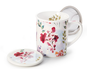 Herb Tea Cup “Elfie”
New Bone China
3 piece set with stainless
steel strainer, in attractive gift box
H. 3.8 inches (9.8 cm)
Ø 3 inches (7.8 cm)
content 8.5 fl. oz. (0.25 l) Herb Tea Cup “Elfie”
New Bone China
3 piece set with stainless
steel strainer, in attractive gift box
H. 3.8 inches (9.8 cm)
Ø 3 inches (7.8 cm)
content 8.5 fl. oz. (0.25 l)