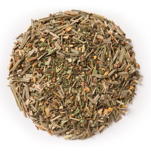 Detox - Wellness Tea (loose Leaf) Ayurvedic Infusion aims to establish a balance of immunity, inner peace and physical rejuvenation, allowing one's prakriti to heal and start anew.* Ingredients: Organic lemongrass leaf, organic echinacea purpurea herb, organic licorice root, organic dandelion root, organic peppermint leaf, organic tulsi leaf and organic ginger root. Taste: citrus-forward brew with a minty finish Cornucopia's Tea line of organic Ayurvedic Infusions aims to promote balance between the mind, body and spirit. These adaptogenic tea blends are meant to align the inner elements and forces of the body, to the outer elements and forces of the universe. Detox - Wellness Tea (loose Leaf) Ayurvedic Infusion aims to establish a balance of immunity, inner peace and physical rejuvenation, allowing one's prakriti to heal and start anew.* Ingredients: Organic lemongrass leaf, organic echinacea purpurea herb, organic licorice root, organic dandelion root, organic peppermint leaf, organic tulsi leaf and organic ginger root. Taste: citrus-forward brew with a minty finish Cornucopia's Tea line of organic Ayurvedic Infusions aims to promote balance between the mind, body and spirit. These adaptogenic tea blends are meant to align the inner elements and forces of the body, to the outer elements and forces of the universe.